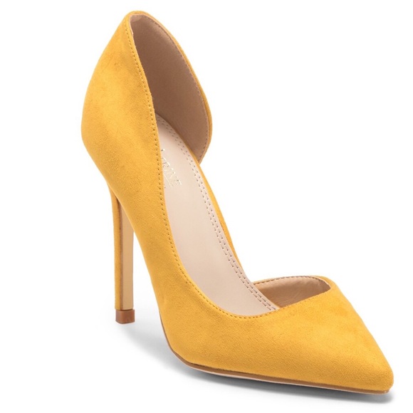 Catherine Malandrino Shoes - Catherine Malandrino Hillary d'Orsay Yellow Pump 7